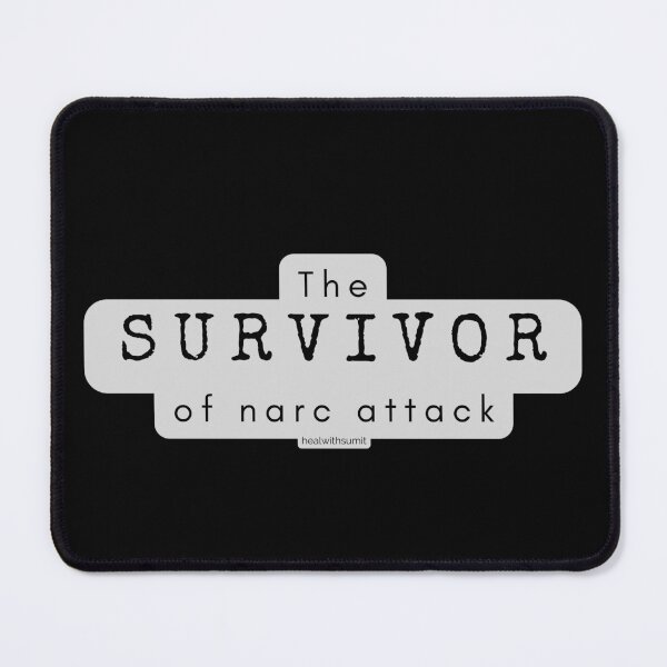 Item preview, Narcissism - The Survivor of Narc Attack (Black Edition) designed and sold by Heal with Sumit.