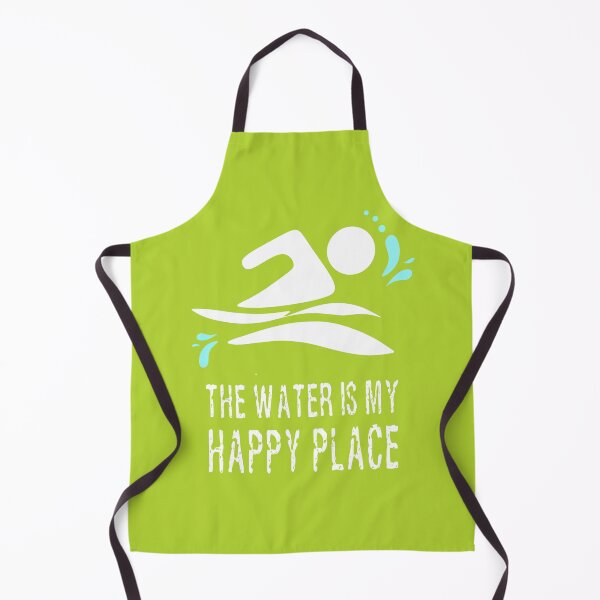 Artikelvorschau, Aufruf an alle wilden Freiwasserschwimmer, Winterbadende. Das Wasser ist mein glücklicher Platz-Spaßentwurf für Schwimmerliebhaber. Lindgrün entworfen und verkauft von Caroline Laursen.