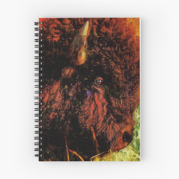 Item preview, American Buffalo Strong Oil Paint, American Bison Drawing, Native American Bison Art, Bison Artwork Native American designed and sold by Trendymotion.