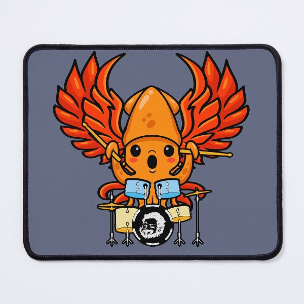 Item preview, Squid-Phoenix Drummer designed and sold by nerdincorrect.
