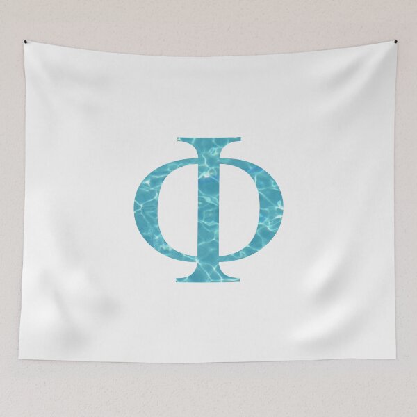 Item preview, Phi Tropical Water Blue Greek Sorority designed and sold by greekgoddess.