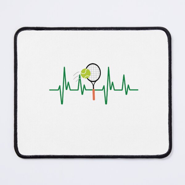 Item preview, Heartbeat with tennis racket ball designed and sold by HappyLife4U.
