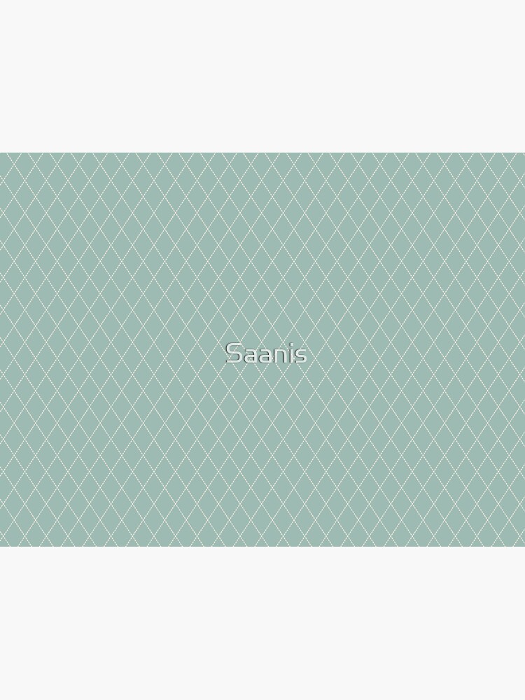 Sage Green Diamond Pattern Sticker For Sale By Saanis Redbubble