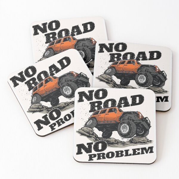 Item preview, No Road No Problem poster designed and sold by lindaevanss.