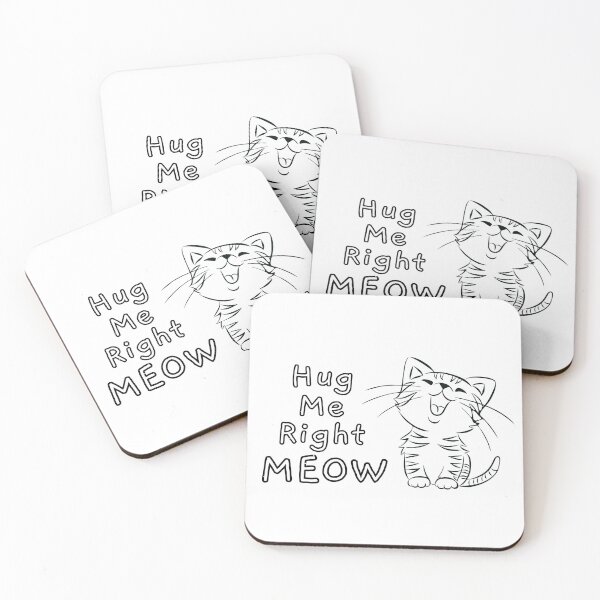 Item preview, Hug me right meow cute kitten designed and sold by Catspeople.