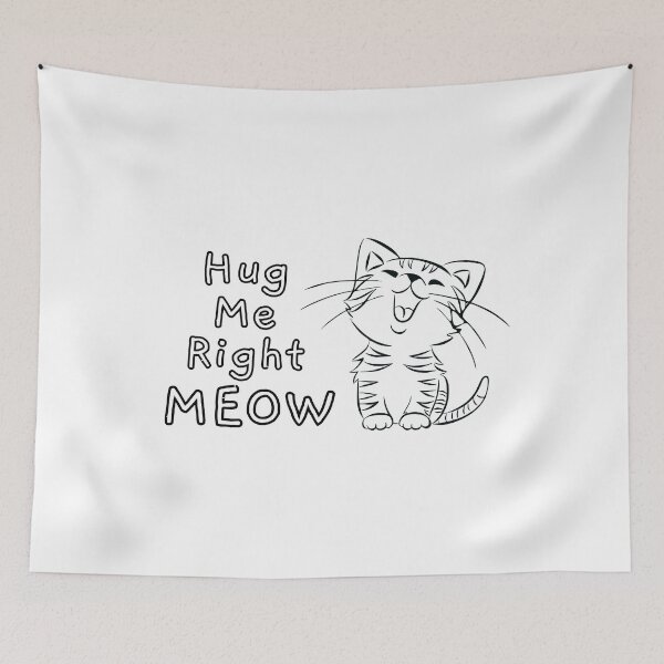 Item preview, Hug me right meow cute kitten designed and sold by Catspeople.