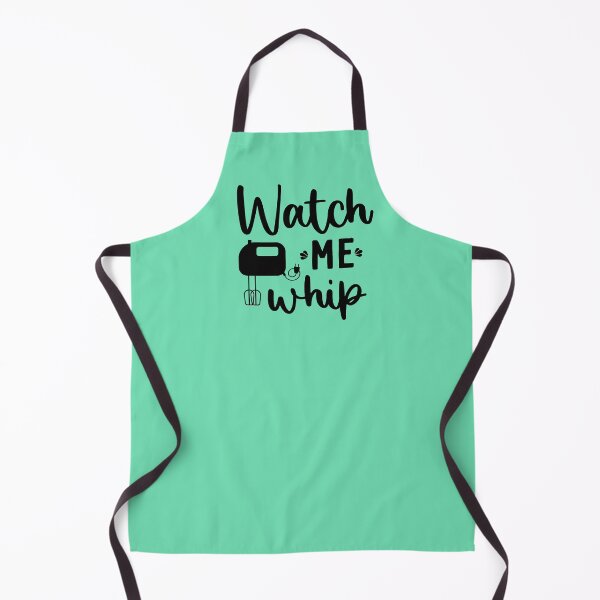 Item preview, Watch Me Whip Kitchen Apron designed and sold by MandVDesigns.
