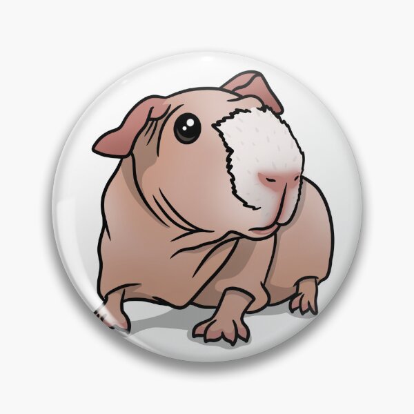 Item preview, Skinny Pig Pink/White designed and sold by KatsGuineapigs.