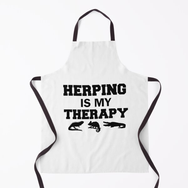 Item preview, herping is my therapy, funny herpetologist, therapy funny herpetology, herping lovers gift, funny herping quotes design, reptiles rules, funny gifts ideas for herping designed and sold by adjamine.