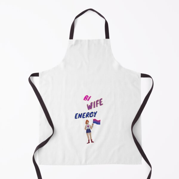 Item preview, Bi wife energy. Girl power, bisexual flag designed and sold by T-Look.