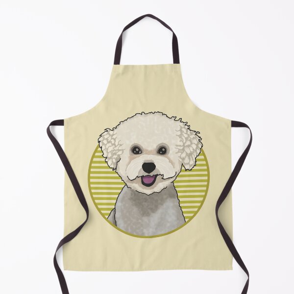 Item preview, Bichons Frise dog w/ Yellow stripped circle designed and sold by AdoptNFTPets.