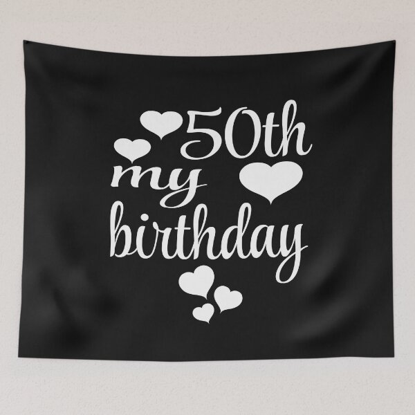 Item preview, MY 50TH BIRTHDAY HEART. designed and sold by leicha.