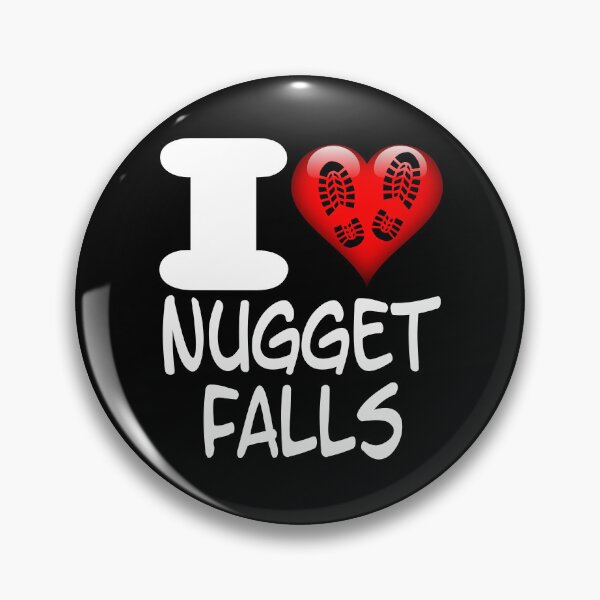Item preview, I Love Nugget Falls Trail Tongass National Forest Juneau Alaska designed and sold by Sonatablue.