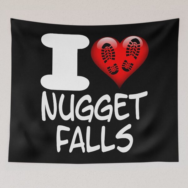 Item preview, I Love Nugget Falls Trail Tongass National Forest Juneau Alaska designed and sold by Sonatablue.