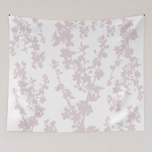 Item preview, Flores blancas y malvas designed and sold by BeJolley.