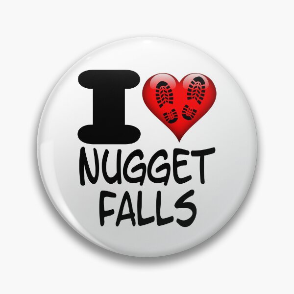 Item preview, I Love Hiking At Nugget Falls Trail Tongass National Forest Juneau Alaska designed and sold by Sonatablue.