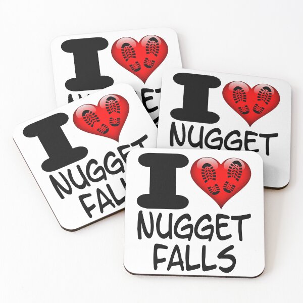 Item preview, I Love Hiking At Nugget Falls Trail Tongass National Forest Juneau Alaska designed and sold by Sonatablue.