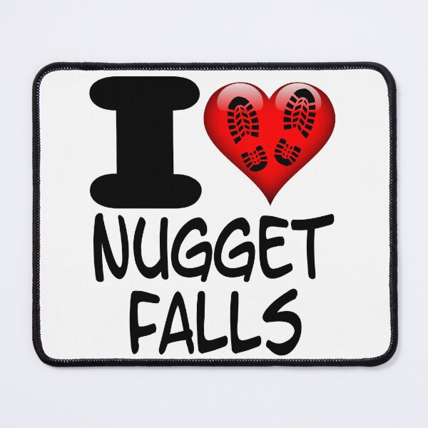 Item preview, I Love Hiking At Nugget Falls Trail Tongass National Forest Juneau Alaska designed and sold by Sonatablue.