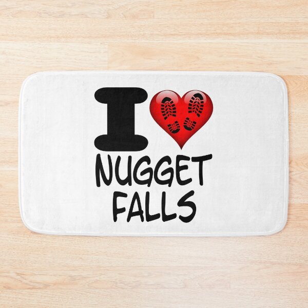 Item preview, I Love Hiking At Nugget Falls Trail Tongass National Forest Juneau Alaska designed and sold by Sonatablue.