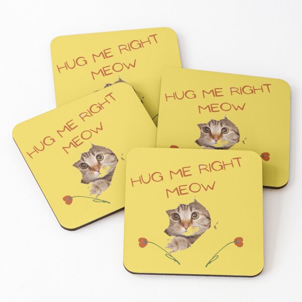 Item preview, Hug Me Right Meow designed and sold by ColorCreation4u.