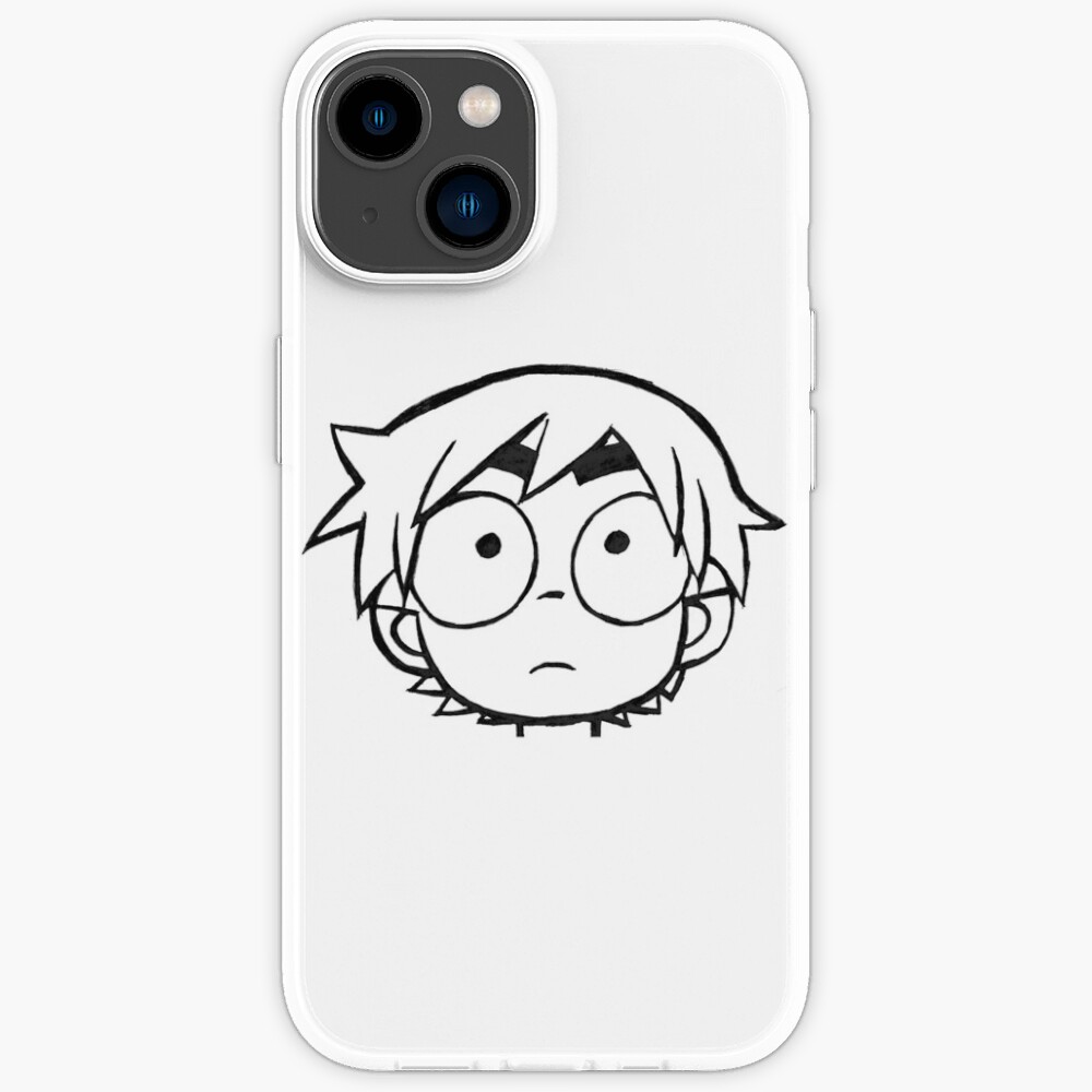 "Scott pilgrim face sticker" iPhone Case for Sale by rosstopher6294