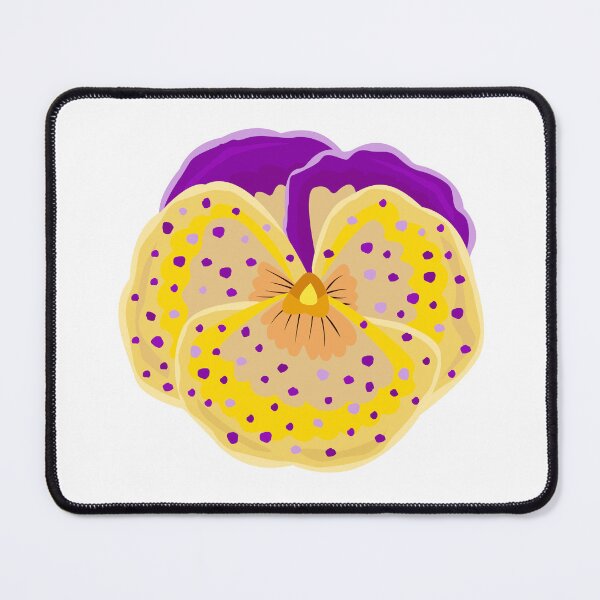 Item preview, Yellow and violet bud of pansy flower designed and sold by OM-lova.