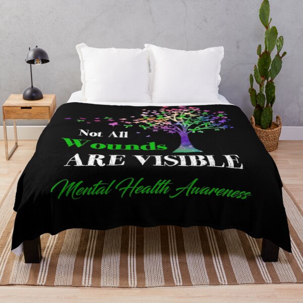 Item preview, Not All Wounds Are Visible Mental Health Awareness designed and sold by Hatjar.