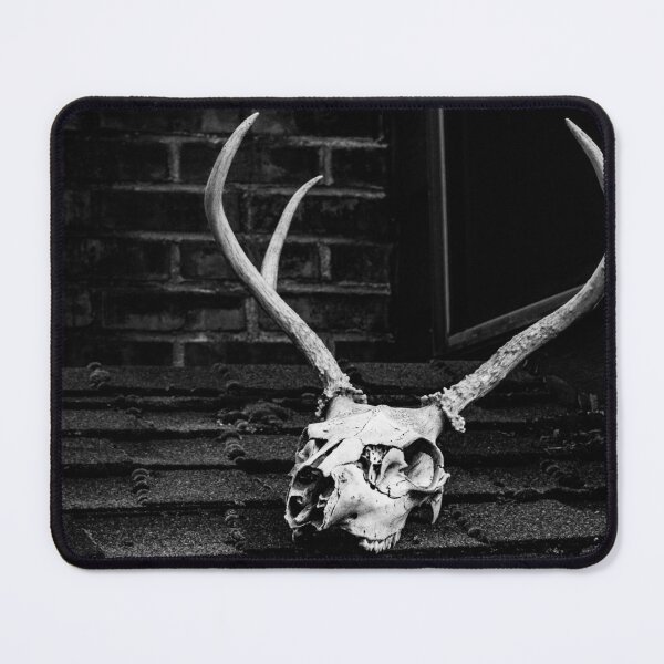 Item preview, buck skull art designed and sold by Soofingscapes.