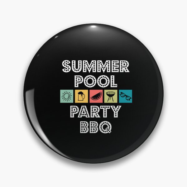 Item preview, summer pool party bbq designed and sold by lang-popart.