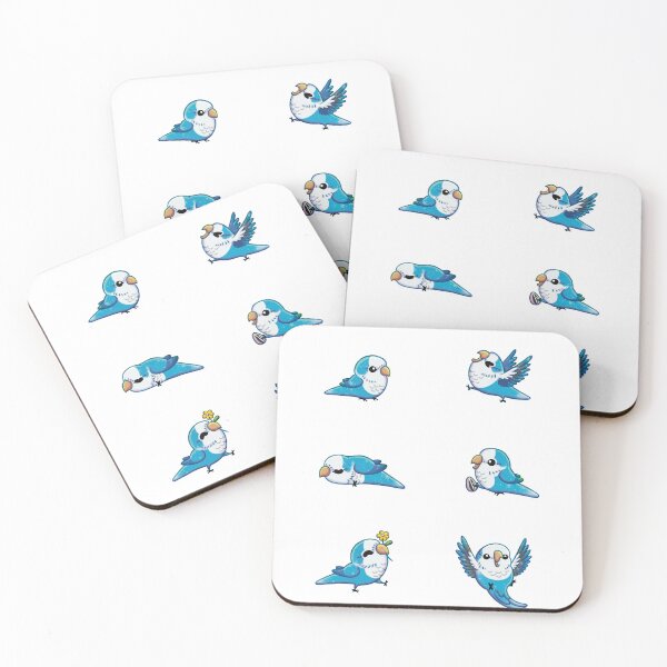 Item preview, Blue Quaker Parrot designed and sold by NoodleSoupotDay.