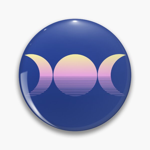 Item preview, Vaporwave Triple Moon - Dawn designed and sold by hotcheeto89.