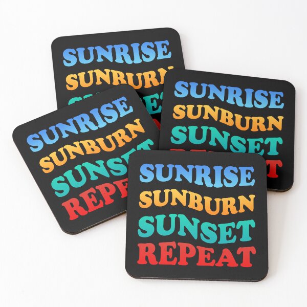 Item preview, SUNRISE SUNBURN SUNSET REPEAT designed and sold by lukas69graphic.