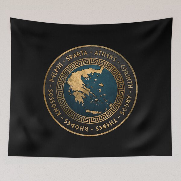 Item preview, Ancient Greek City-States - Polis of Greece - Ancient Hellas designed and sold by Agema Apparel.