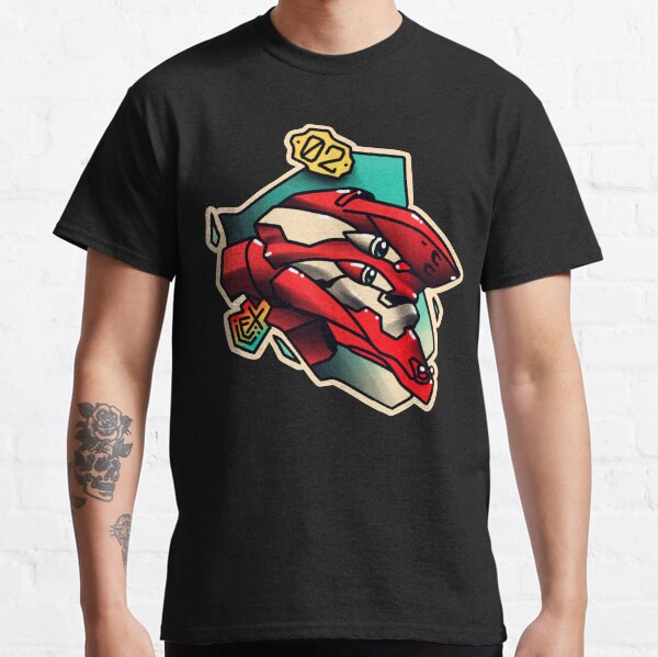 ZÉRO DEUX | Unité Eva 02 | Style de tatouage traditionnel moderne T-shirt classique