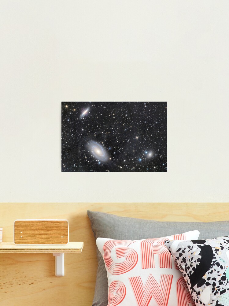 M81, M82, NGC3077 and IFN Photographic Print for Sale by