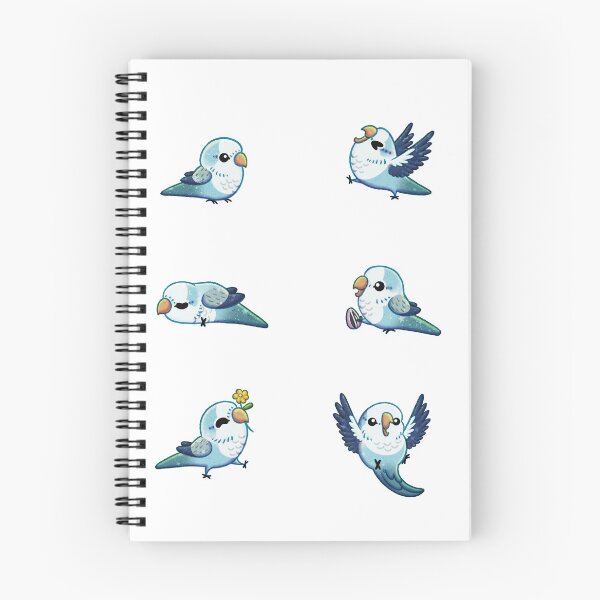 Item preview, Blue Opaline Quaker Parrot designed and sold by NoodleSoupotDay.