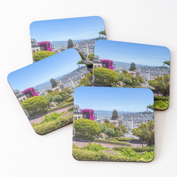 Item preview, Lombard Street, San Francisco looking towards the Bay designed and sold by SafariByMarisa.