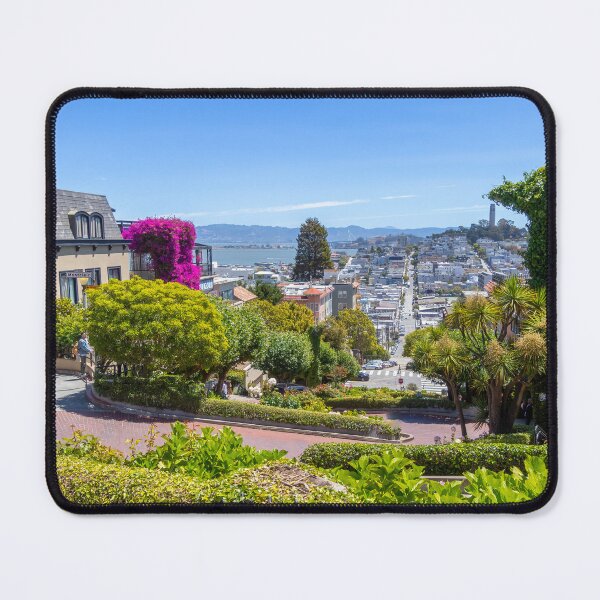 Item preview, Lombard Street, San Francisco looking towards the Bay designed and sold by SafariByMarisa.