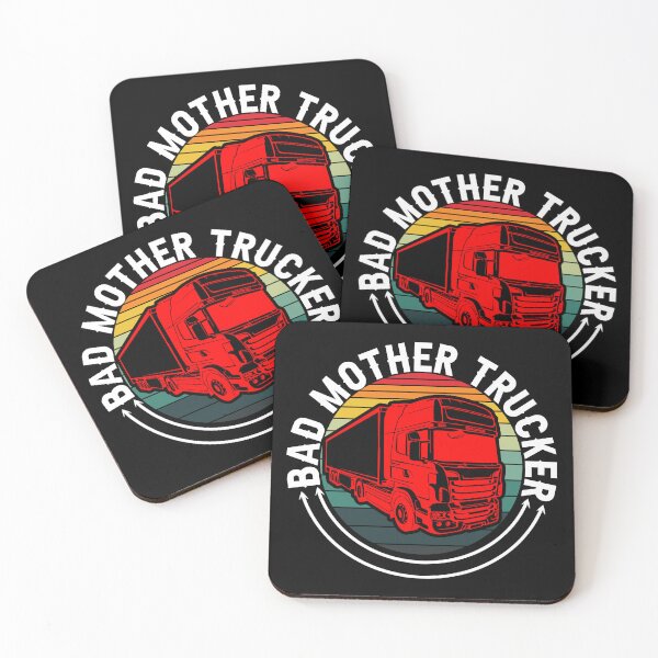 Item preview, Bad mother trucker designed and sold by pnkpopcorn.