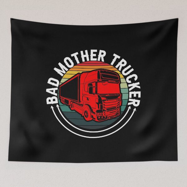 Item preview, Bad mother trucker designed and sold by pnkpopcorn.