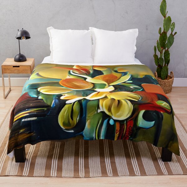 Item preview, mid century floral abstract modern minimalism pattern designed and sold by Surrealarts727.