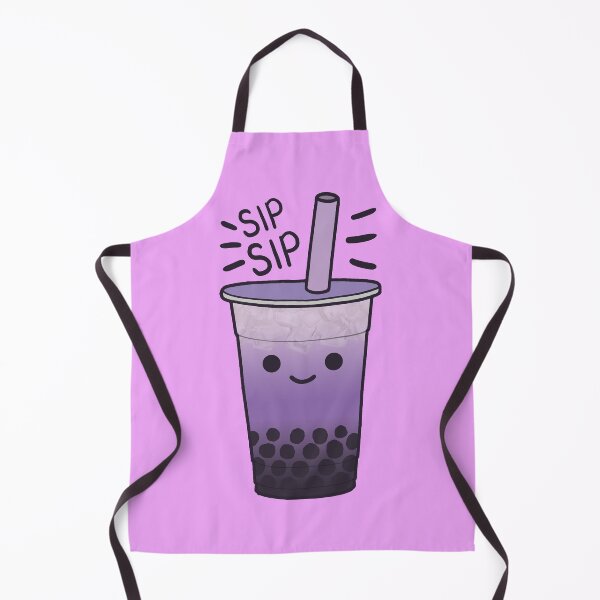 Item preview, Boba Bubble Milk Tea Drink Taro designed and sold by the-meowings.
