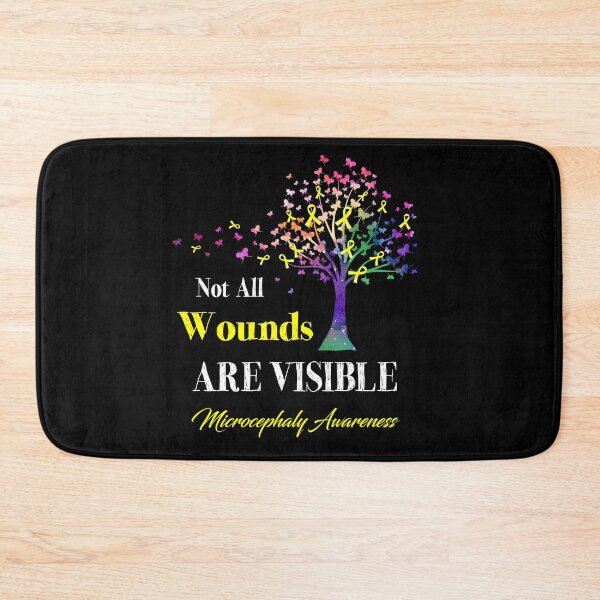 Item preview, Not All Wounds Are Visible Microcephaly Awareness designed and sold by Hatjar.