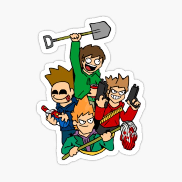 Eddsworld main characters Sticker