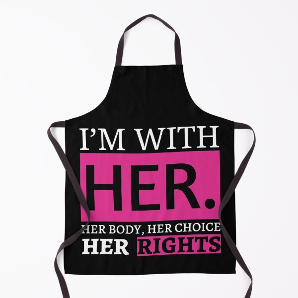 Item preview, I'm With her. pro choice feminist shirt designed and sold by Dunn Designs.