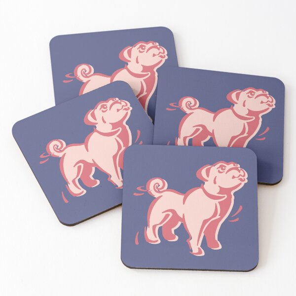 Item preview, Pink Pug Puppy Boston Terrier designed and sold by jeff-jones.