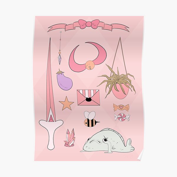 Bee and Puppycat Aesthetic Poster