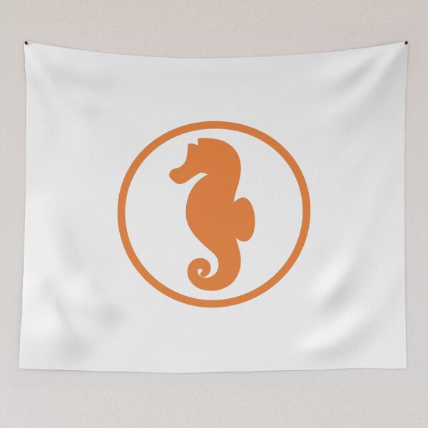Item preview, Seahorse Badge designed and sold by daisiesandlove.