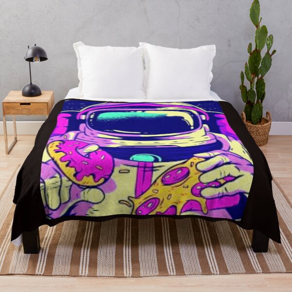 Item preview, Astronauta comiendo donut y pizza designed and sold by AhmedXhah.