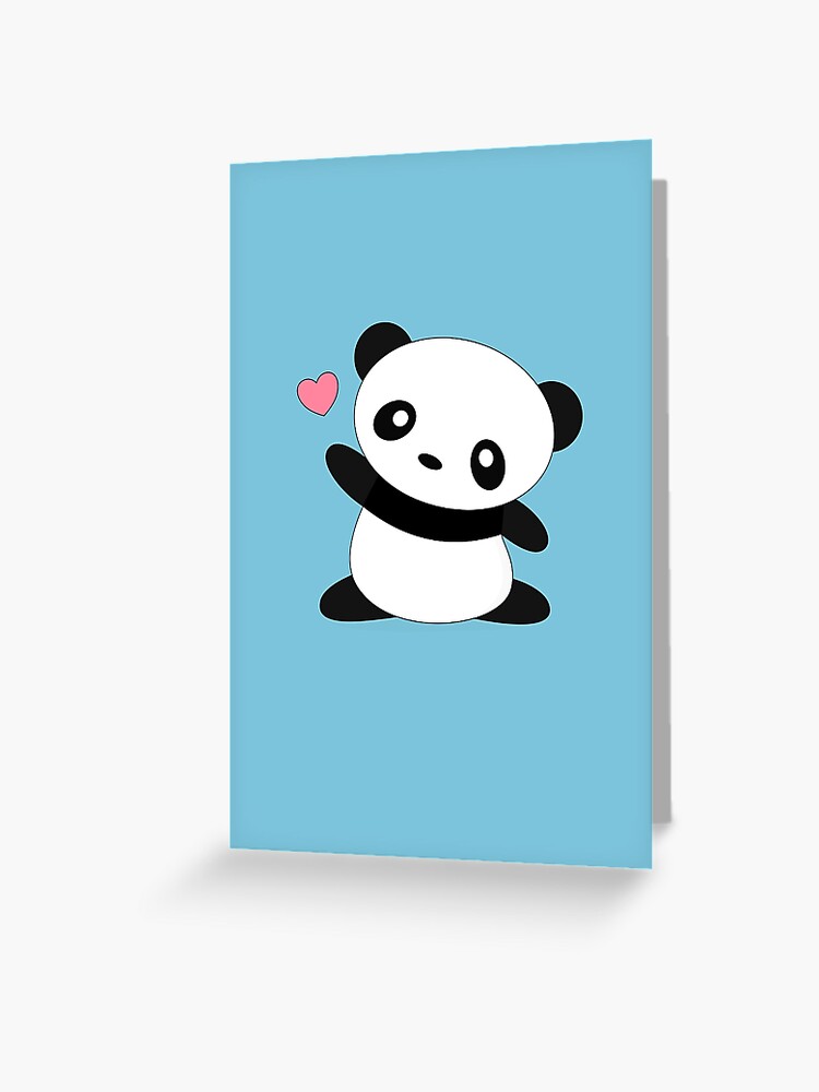 Cute panda bear Card